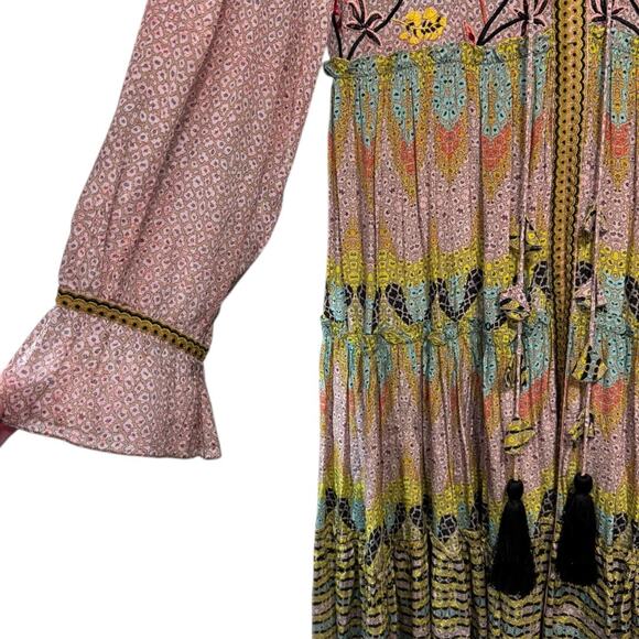Bhanuni by Jyoti Giorgia Embroidered Maxi Dress - Anthropologie - Size 4 - Picture 3 of 7